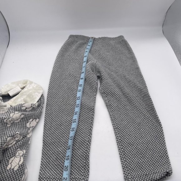 VTG 80s 90s Sesame Street Toddler Girl's 4T Knit Bear Print Gray Sweater Outfit - Picture 10 of 14